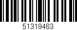 Código de barras (EAN, GTIN, SKU, ISBN): '51319463'