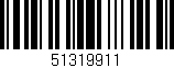 Código de barras (EAN, GTIN, SKU, ISBN): '51319911'