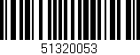 Código de barras (EAN, GTIN, SKU, ISBN): '51320053'