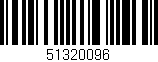 Código de barras (EAN, GTIN, SKU, ISBN): '51320096'