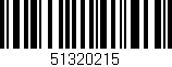 Código de barras (EAN, GTIN, SKU, ISBN): '51320215'