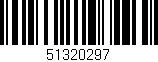 Código de barras (EAN, GTIN, SKU, ISBN): '51320297'