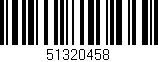 Código de barras (EAN, GTIN, SKU, ISBN): '51320458'