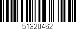 Código de barras (EAN, GTIN, SKU, ISBN): '51320462'