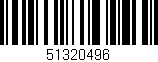 Código de barras (EAN, GTIN, SKU, ISBN): '51320496'