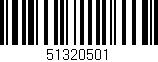 Código de barras (EAN, GTIN, SKU, ISBN): '51320501'