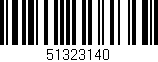 Código de barras (EAN, GTIN, SKU, ISBN): '51323140'
