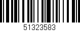 Código de barras (EAN, GTIN, SKU, ISBN): '51323583'