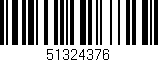 Código de barras (EAN, GTIN, SKU, ISBN): '51324376'