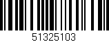 Código de barras (EAN, GTIN, SKU, ISBN): '51325103'