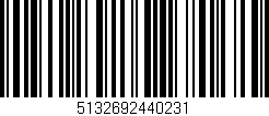 Código de barras (EAN, GTIN, SKU, ISBN): '5132692440231'