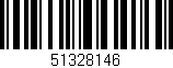 Código de barras (EAN, GTIN, SKU, ISBN): '51328146'