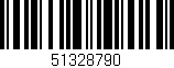 Código de barras (EAN, GTIN, SKU, ISBN): '51328790'