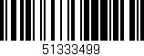 Código de barras (EAN, GTIN, SKU, ISBN): '51333499'
