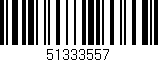Código de barras (EAN, GTIN, SKU, ISBN): '51333557'