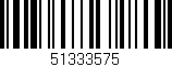 Código de barras (EAN, GTIN, SKU, ISBN): '51333575'
