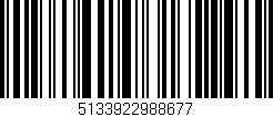 Código de barras (EAN, GTIN, SKU, ISBN): '5133922988677'