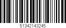 Código de barras (EAN, GTIN, SKU, ISBN): '51342143245'