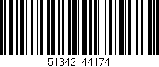 Código de barras (EAN, GTIN, SKU, ISBN): '51342144174'