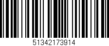 Código de barras (EAN, GTIN, SKU, ISBN): '51342173914'