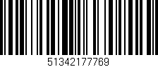 Código de barras (EAN, GTIN, SKU, ISBN): '51342177769'