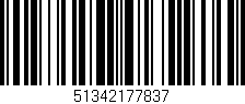 Código de barras (EAN, GTIN, SKU, ISBN): '51342177837'
