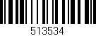Código de barras (EAN, GTIN, SKU, ISBN): '513534'