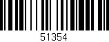 Código de barras (EAN, GTIN, SKU, ISBN): '51354'