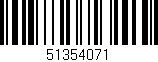 Código de barras (EAN, GTIN, SKU, ISBN): '51354071'