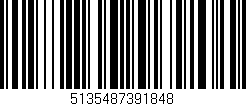 Código de barras (EAN, GTIN, SKU, ISBN): '5135487391848'