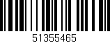 Código de barras (EAN, GTIN, SKU, ISBN): '51355465'