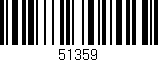 Código de barras (EAN, GTIN, SKU, ISBN): '51359'