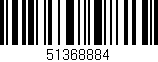 Código de barras (EAN, GTIN, SKU, ISBN): '51368884'
