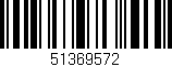 Código de barras (EAN, GTIN, SKU, ISBN): '51369572'