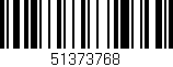 Código de barras (EAN, GTIN, SKU, ISBN): '51373768'