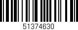 Código de barras (EAN, GTIN, SKU, ISBN): '51374630'