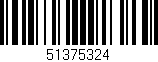 Código de barras (EAN, GTIN, SKU, ISBN): '51375324'