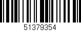 Código de barras (EAN, GTIN, SKU, ISBN): '51379354'
