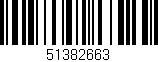 Código de barras (EAN, GTIN, SKU, ISBN): '51382663'