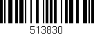 Código de barras (EAN, GTIN, SKU, ISBN): '513830'