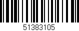 Código de barras (EAN, GTIN, SKU, ISBN): '51383105'