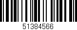 Código de barras (EAN, GTIN, SKU, ISBN): '51384566'