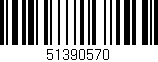 Código de barras (EAN, GTIN, SKU, ISBN): '51390570'