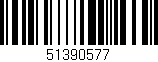 Código de barras (EAN, GTIN, SKU, ISBN): '51390577'
