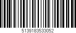 Código de barras (EAN, GTIN, SKU, ISBN): '5139183533052'