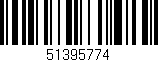 Código de barras (EAN, GTIN, SKU, ISBN): '51395774'