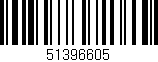 Código de barras (EAN, GTIN, SKU, ISBN): '51396605'