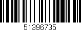 Código de barras (EAN, GTIN, SKU, ISBN): '51396735'