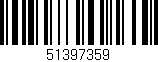 Código de barras (EAN, GTIN, SKU, ISBN): '51397359'