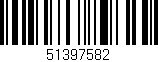Código de barras (EAN, GTIN, SKU, ISBN): '51397582'